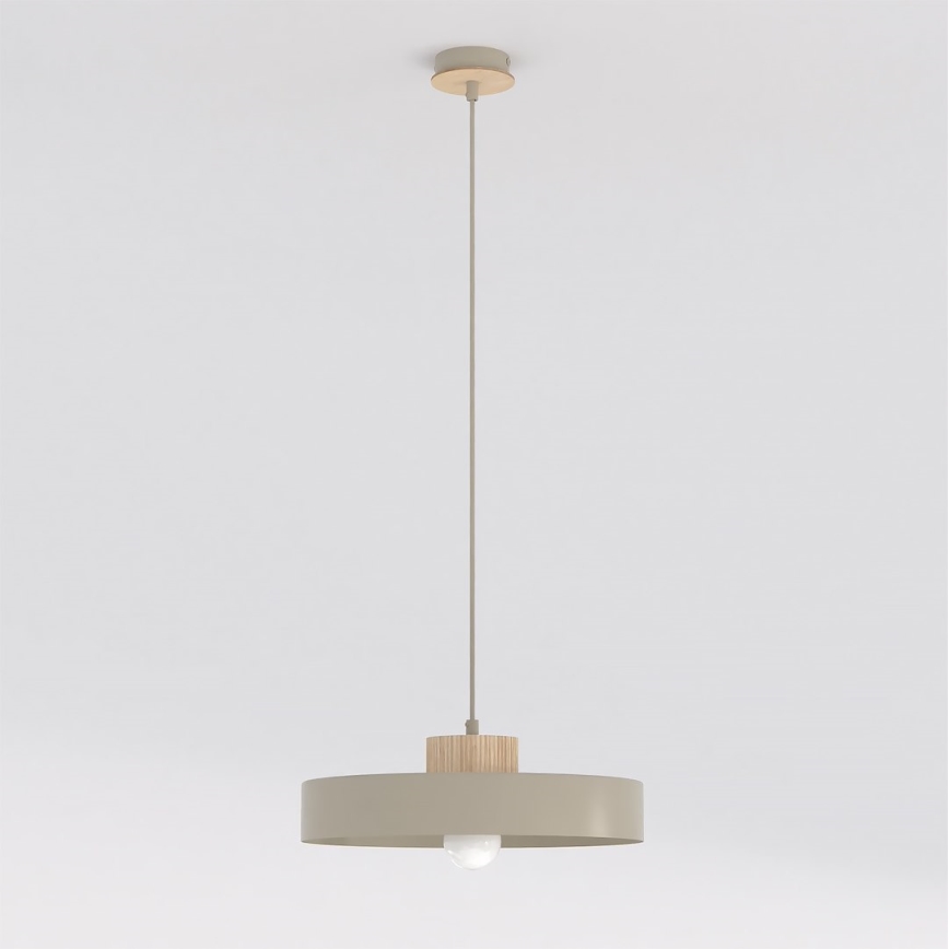 Lampadario sospeso su cavo KIVI 1xE27/15W/230V beige