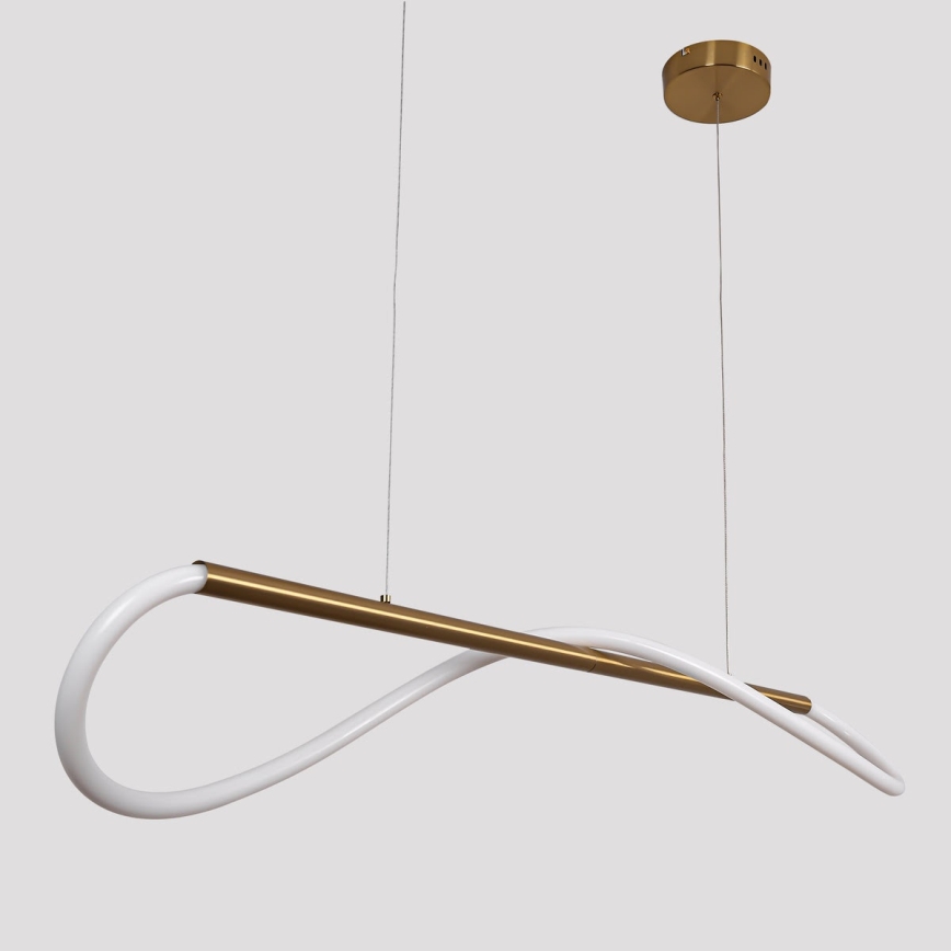 Lampadario sospeso su cavo LED MELECA LED/24W/230V 3000/4000/6000K 100 cm dorato