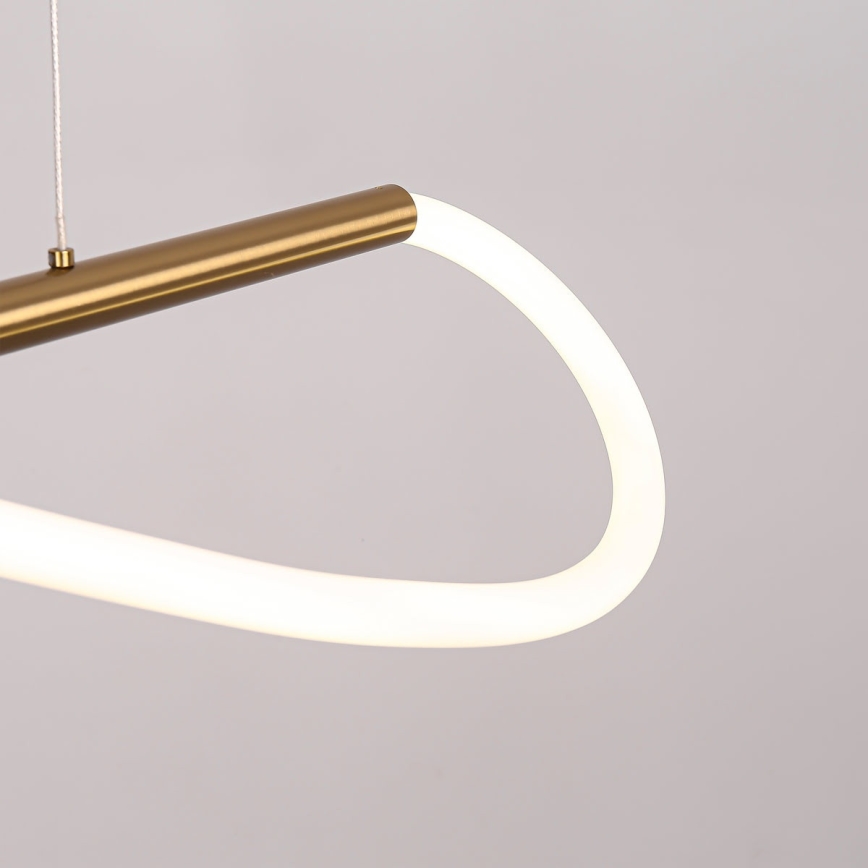 Lampadario sospeso su cavo LED MELECA LED/24W/230V 3000/4000/6000K 100 cm dorato