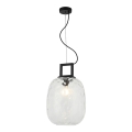 Lampadario sospeso su cavo LUCY 1xE27/40W/230V nero