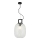 Lampadario sospeso su cavo LUCY 1xE27/40W/230V nero