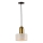 Lampadario sospeso su cavo MARBLE 1xE27/60W/230V oro/bianco/effetto marmo