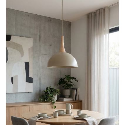 Lampadario sospeso su cavo NAUTICA 1xGX53/12W/230V, beige