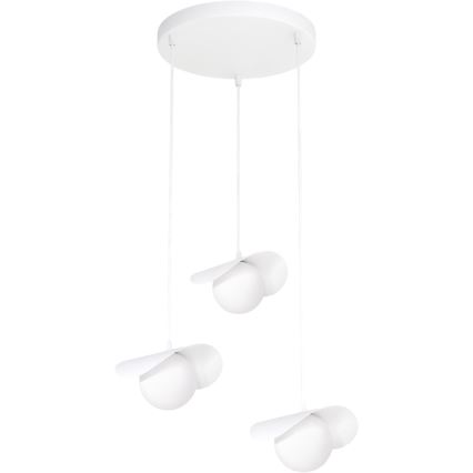 Lampadario sospeso su cavo RITUAL 3xG9/8W/230V bianco