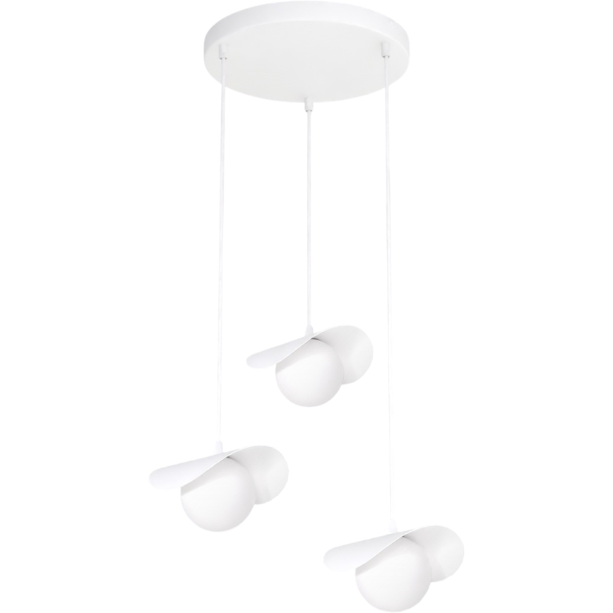 Lampadario sospeso su cavo RITUAL 3xG9/8W/230V bianco