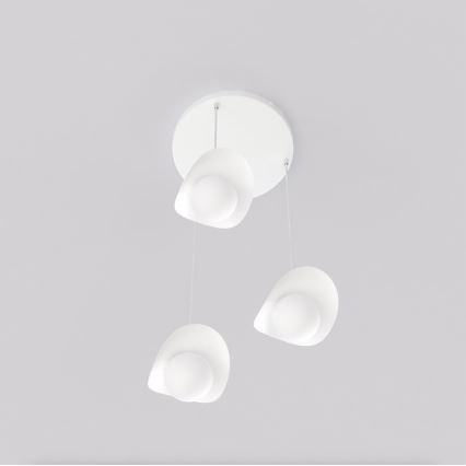 Lampadario sospeso su cavo RITUAL 3xG9/8W/230V bianco