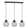 Lampadario STAR 3xE27/60W/230V nero