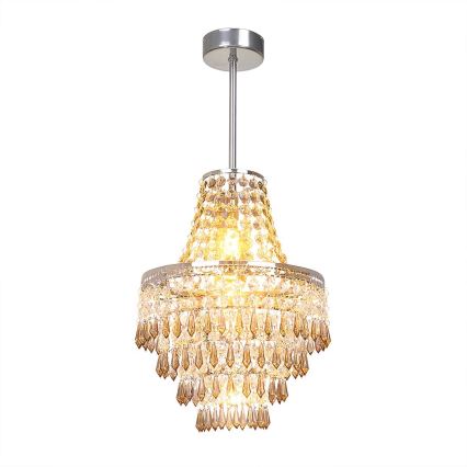 Lampadario su asta GEMMA 1xE27/60W/230V diam. 23 cm