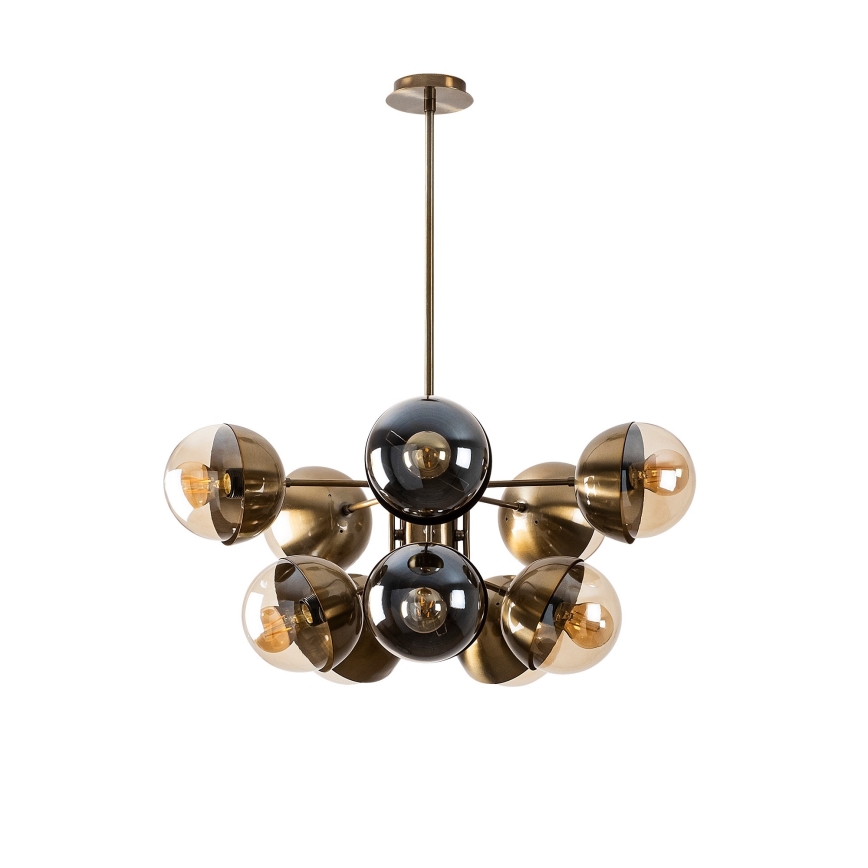 Lampadario su asta  KARSOR 10xE27/40W/230V