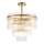 Lampadario su asta SABRINA 7xE14/40W/230V oro