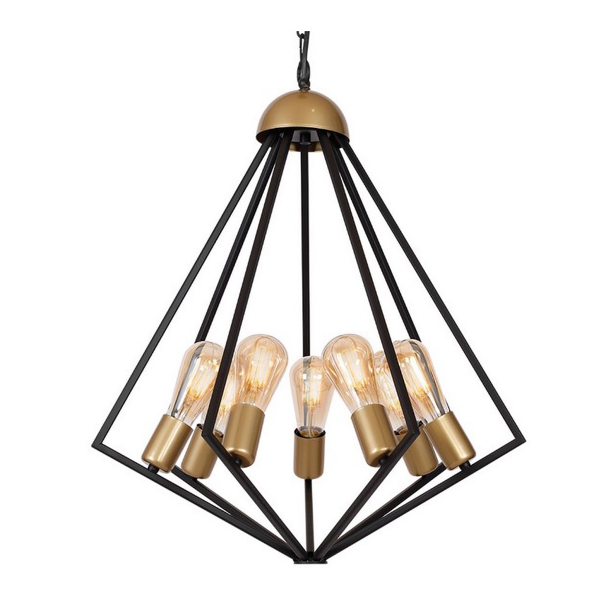 Lampadario su catena ALI 7xE27/60W/230V