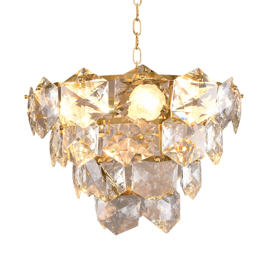 Lampadario su catena DIANA 6xE14/40W/230V dorato