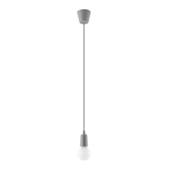 Lampadario su catena DIEGO 1xE27/60W/230V grigio