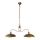 Lampadario su catena ELZA 2xE27/60W/230V