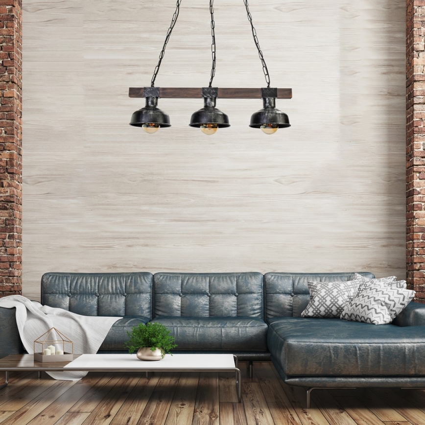 Lampadario su catena FARO 3xE27/60W/230V
