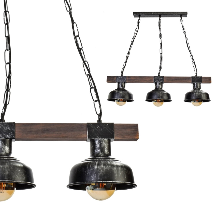 Lampadario su catena FARO 3xE27/60W/230V