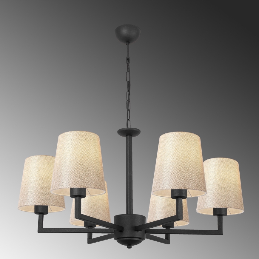 Lampadario su catena PROFIL 6xE27/40W/230V