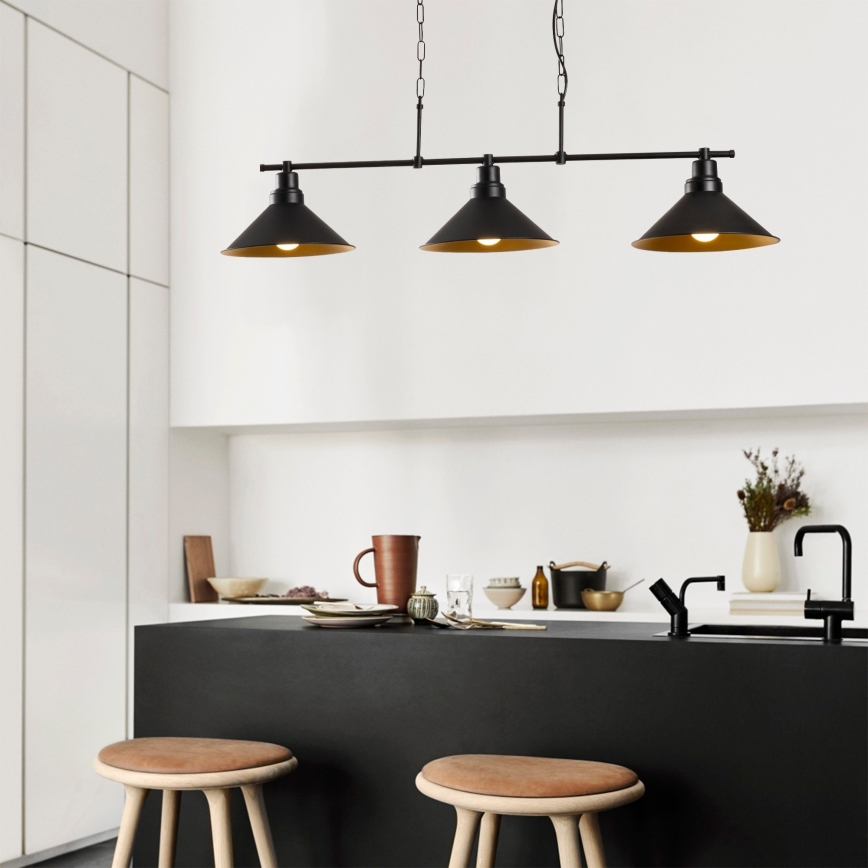 Lampadario su catena SIVANI 3xE27/100W/230V