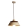 Lampadario su cavo 1xE27/60W/230V Ø 33 cm legno massiccio/rovere/noce/legno di caucciù