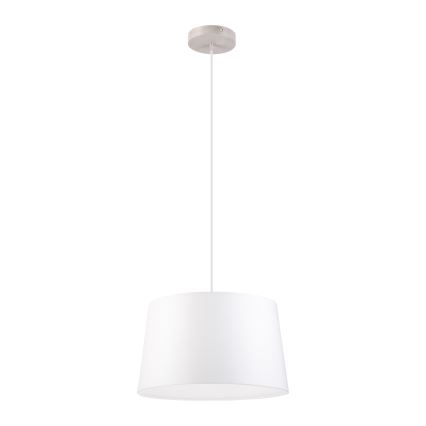 Lampadario su cavo AIDA 1xE27/60W/230V Ø 35 cm rovere/bianco
