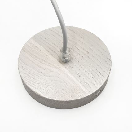 Lampadario su cavo AIDA 1xE27/60W/230V Ø 35 cm rovere/bianco