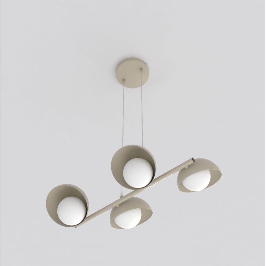 Lampadario su cavo BOOM 4xG9/8W/230V beige