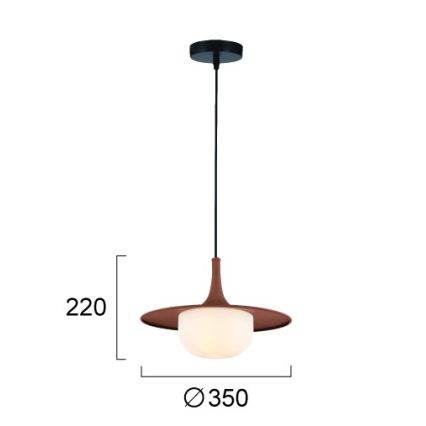 Lampadario su cavo FRED 1xG9/10W/230V marrone