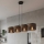 Lampadario su cavo KARBON 4xE27/15W/230V nero/marrone