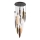 Lampadario su cavo NORDIC 11xG9/5W/230V nero