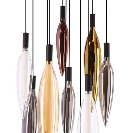 Lampadario su cavo NORDIC 11xG9/5W/230V nero