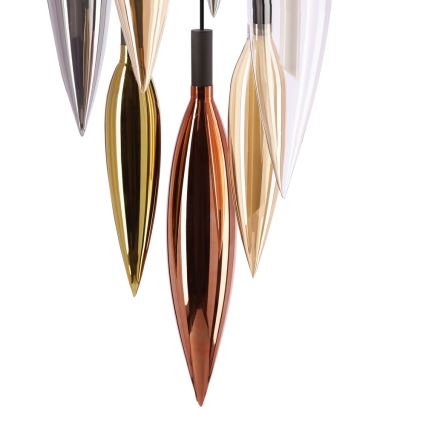 Lampadario su cavo NORDIC 11xG9/5W/230V nero