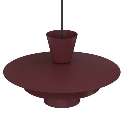 Lampadario su cavo PLATO 1xE27/15W/230V bordeaux