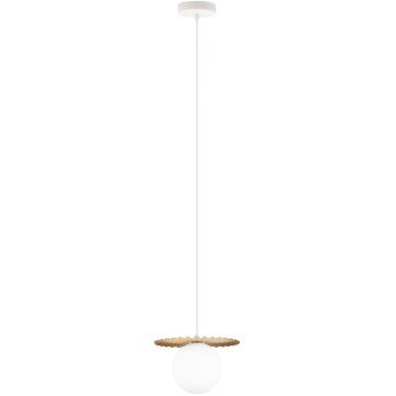 Lampadario su cavo SUNPLISS 1xG9/10W/230V Ø 20 cm oro/crema