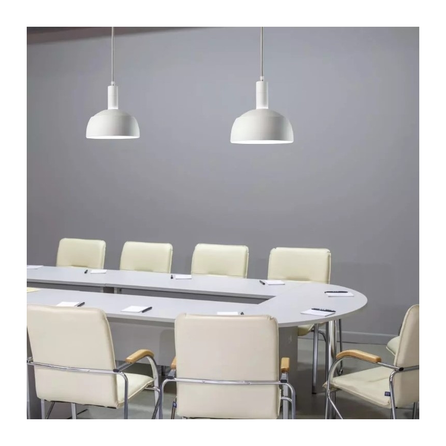 Lampadario su corda 1xE14/60W/230V bianco