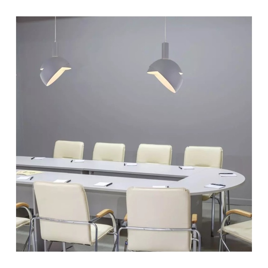 Lampadario su corda 1xE14/60W/230V grigio