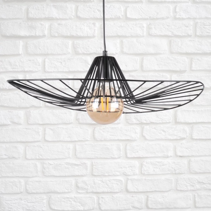 Lampadario su corda ABANO 1xE27/20W/230V