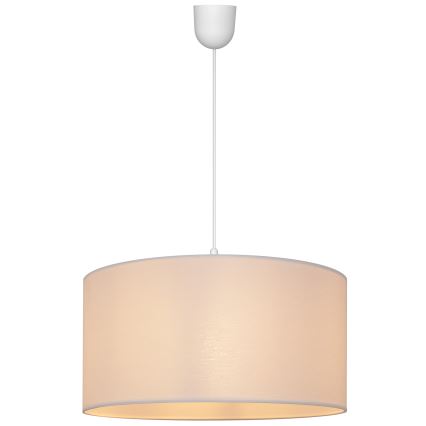 Lampadario su corda ALBA 1xE27/15W/230V d. 40 cm bianco