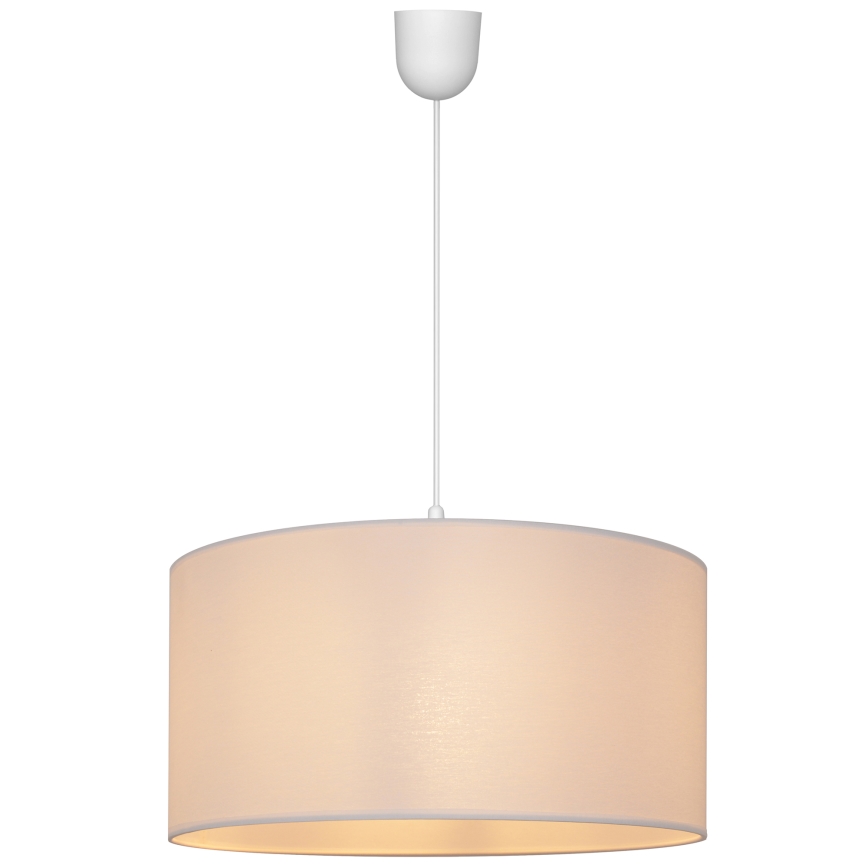 Lampadario su corda ALBA 1xE27/15W/230V d. 40 cm bianco