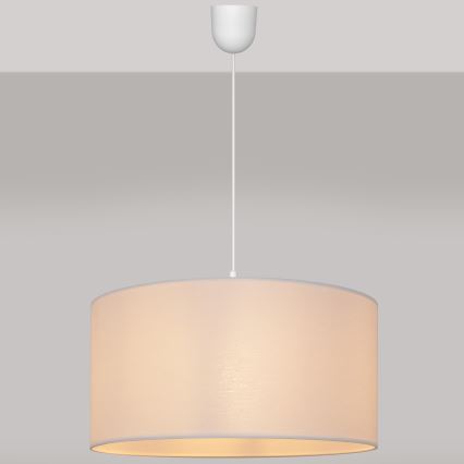 Lampadario su corda ALBA 1xE27/15W/230V d. 40 cm bianco