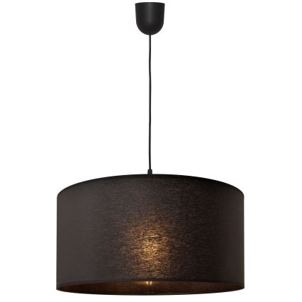 Lampadario su corda ALBA 1xE27/15W/230V d. 40 cm nero
