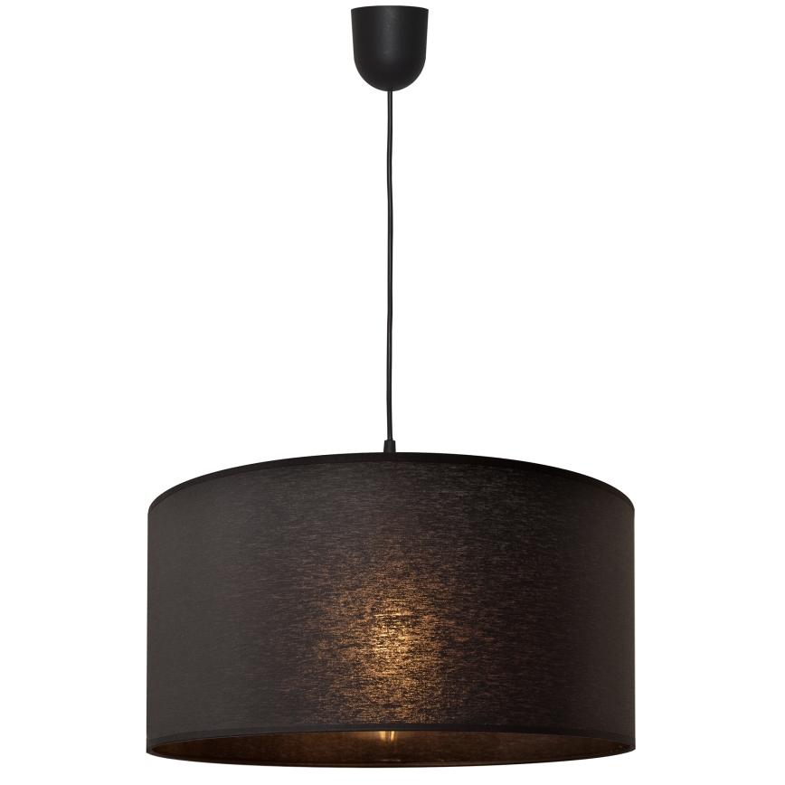 Lampadario su corda ALBA 1xE27/15W/230V d. 40 cm nero