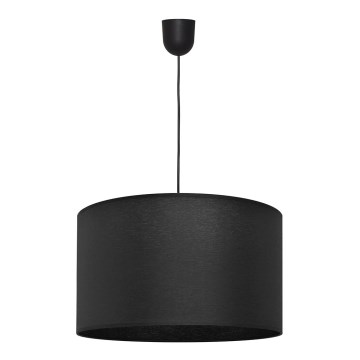 Lampadario su corda ALBA 1xE27/60W/230V d. 45 cm nero