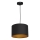 Lampadario su corda  ARDEN 1xE27/60W/230V d. 25 cm nero/dorato