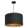 Lampadario su corda ARDEN 1xE27/60W/230V d. 40 cm nero/oro