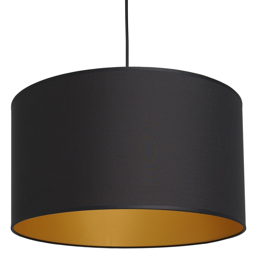 Lampadario su corda ARDEN 1xE27/60W/230V d. 40 cm nero/oro