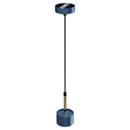 Lampadario su corda ARENA 1xGX53/11W/230V blu/dorato