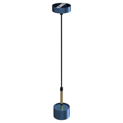 Lampadario su corda ARENA 1xGX53/11W/230V blu/dorato