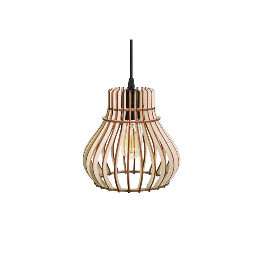 Lampadario su corda BARREL 1xE27/24W/230V diametro 20 cm