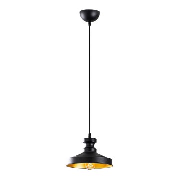 Lampadario su corda BERCESTE 1xE27/40W/230V nero