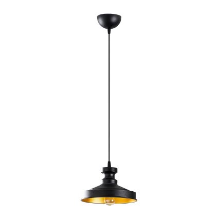 Lampadario su corda BERCESTE 1xE27/40W/230V nero